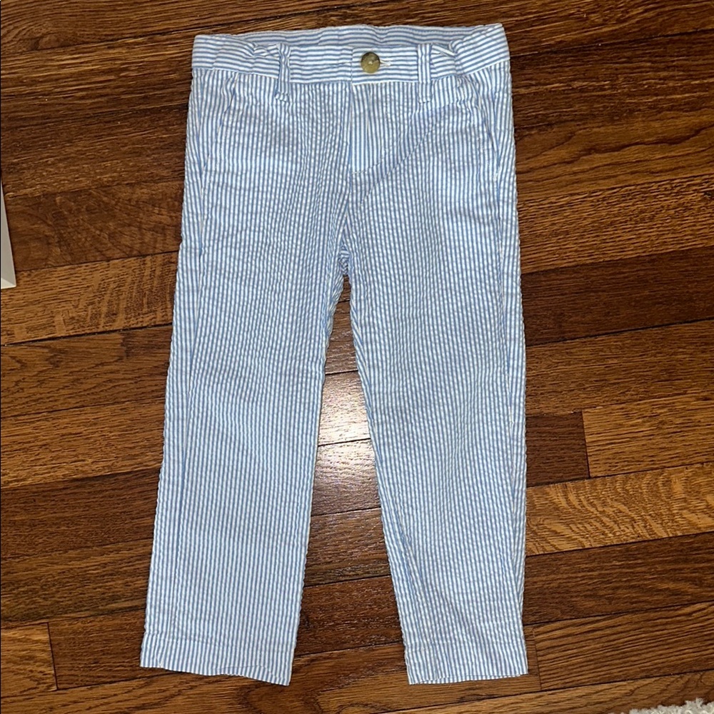 Janie and Jack Seersucker Pants - Size 3T